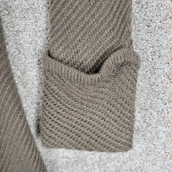 Design History Sweater Dress Womens L Brown Rib Angle Knit Pull On Midi Casual - Picture 9 of 13